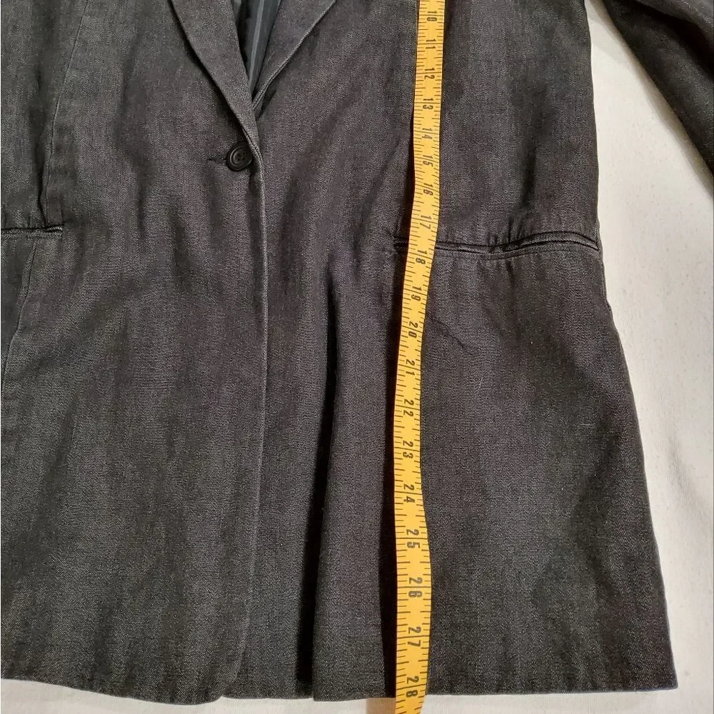 Ralph Lauren Denim & Co Black Denim Jacket Size M - Picture 8 of 9